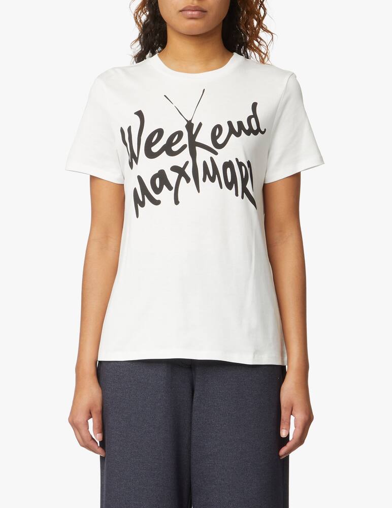 Weekend Max Mara Suvi cotton t-shirt - white - picture 1 Weekend Max Mara Suvi cotton t-shirt - white - picture 1