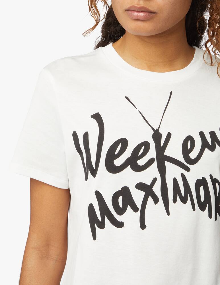 Weekend Max Mara Suvi cotton t-shirt - white - picture 4 Weekend Max Mara Suvi cotton t-shirt - white - picture 4