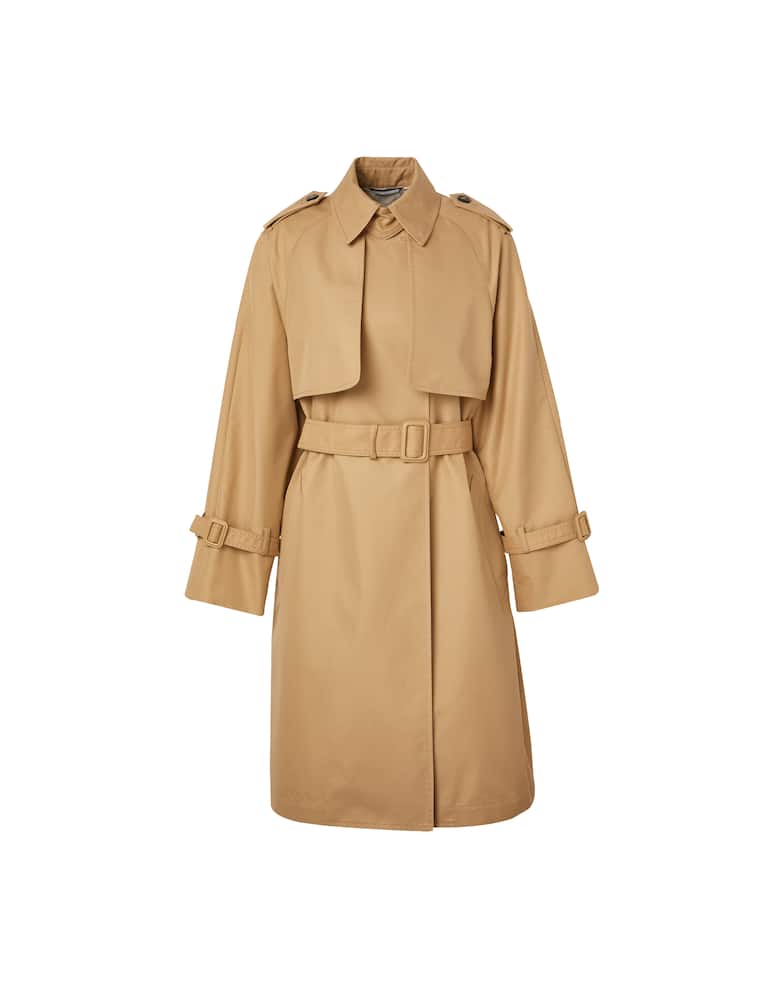 Weekend Max Mara Trench in gabardina antigoccia Olio - beige - immagine 5 Weekend Max Mara Trench in gabardina antigoccia Olio - beige - immagine 5