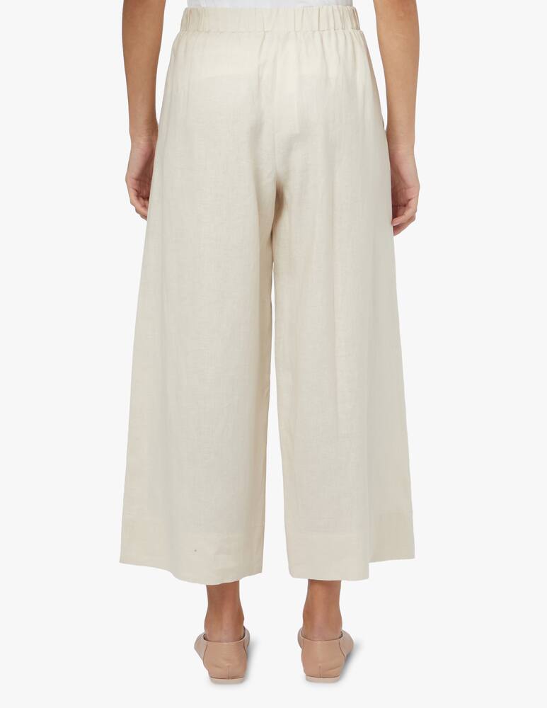 rinascente MM Pantaloni larghi in lino Moxa - beige Max Mara