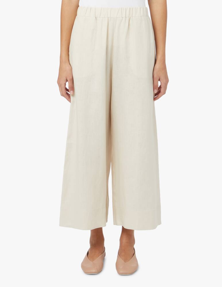 rinascente MM Pantaloni larghi in lino Moxa - beige Max Mara