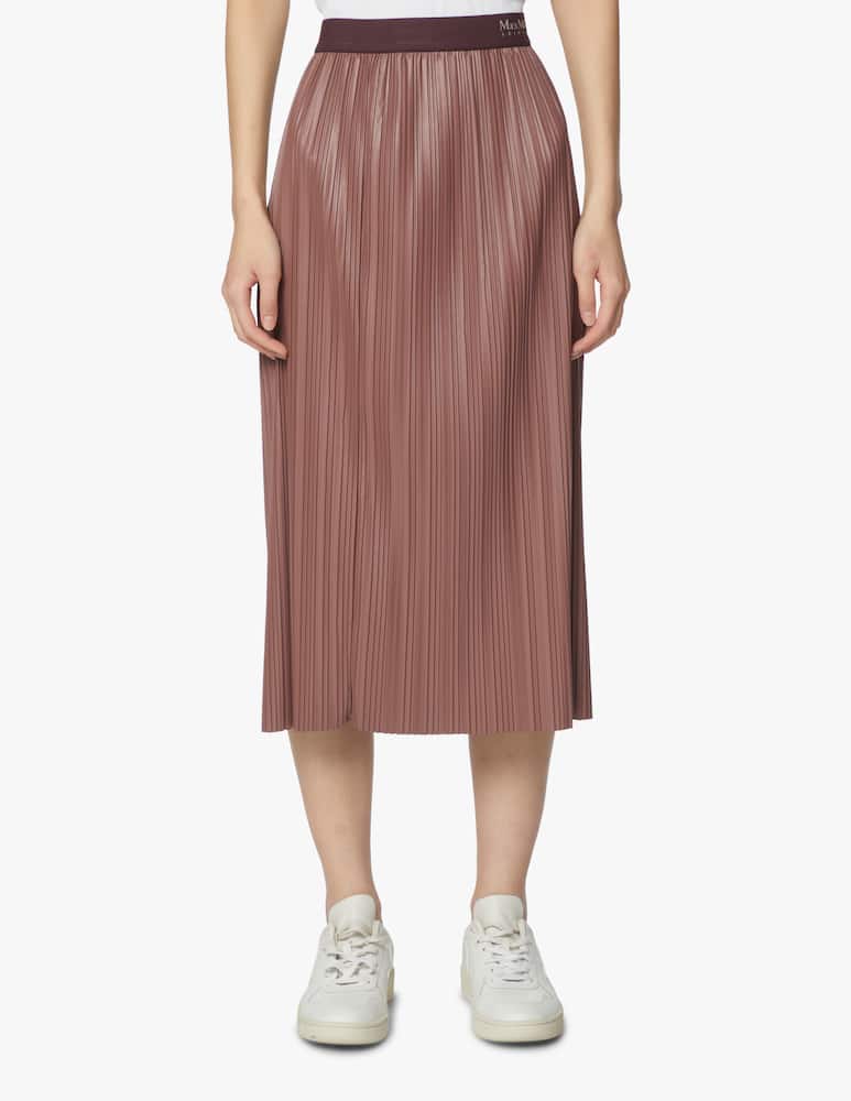 rinascente MM Gonna in jersey plissè Kabir - rosa Max Mara