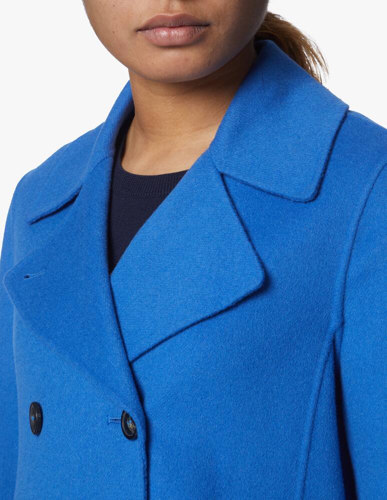 rinascente Weekend Max Mara Caban doppiopetto in lana Teismo - azzurro