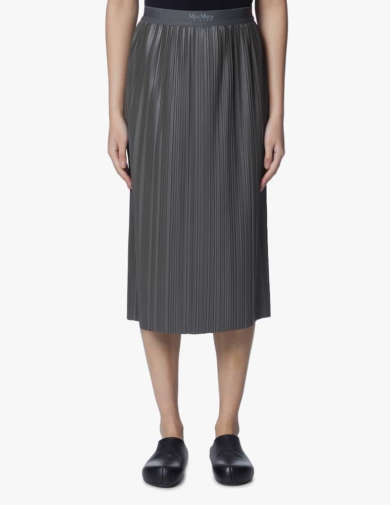 rinascente MM Gonna in jersey plissè Kabir - grigio Max Mara