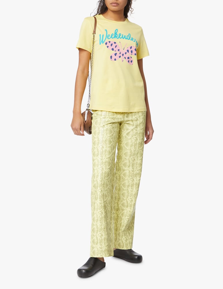 rinascente Weekend Max Mara Suvi cotton t-shirt - yellow