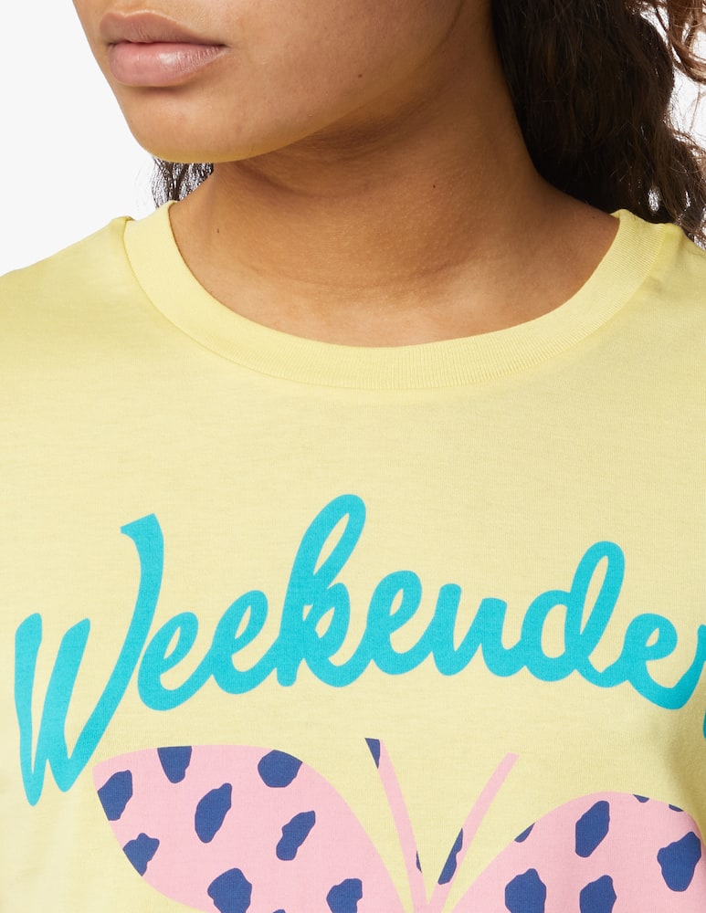 rinascente Weekend Max Mara Suvi cotton t-shirt - yellow