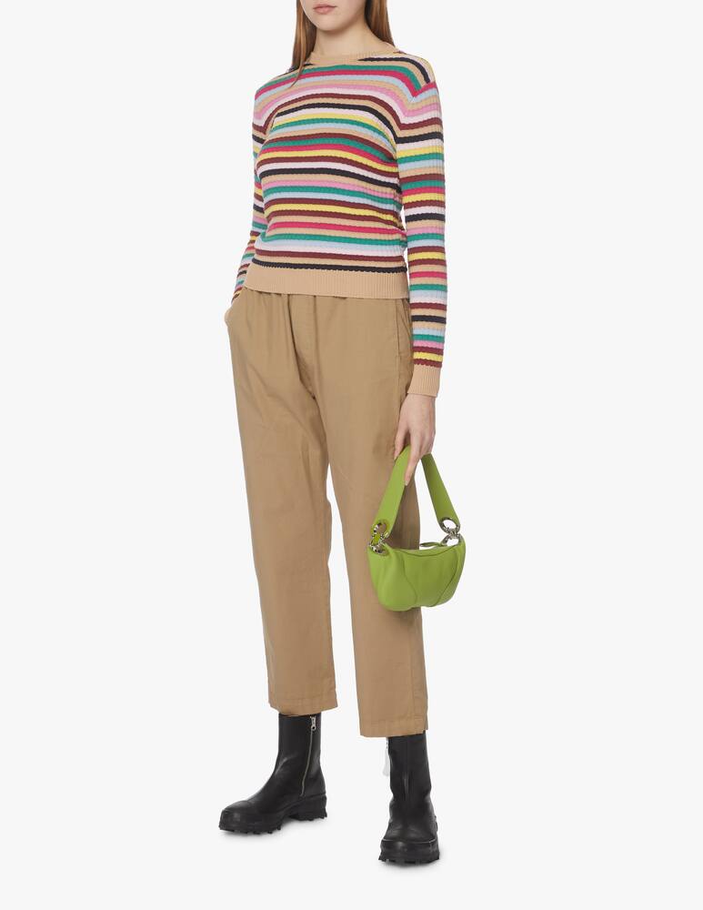 rinascente Weekend Max Mara Maglione a righe in misto cotone Egeo - multicolor