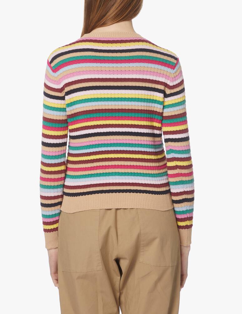 rinascente Weekend Max Mara Maglione a righe in misto cotone Egeo - multicolor