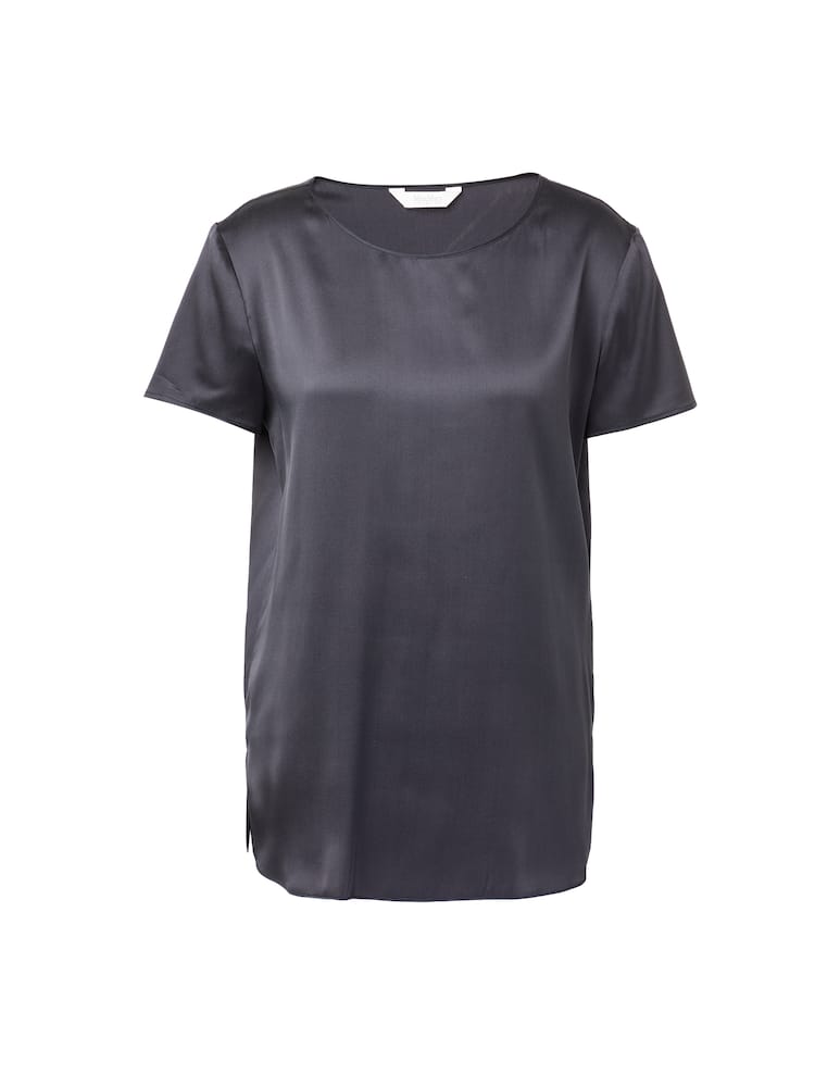 rinascente MM T-shirt in seta Cortona - blu Max Mara