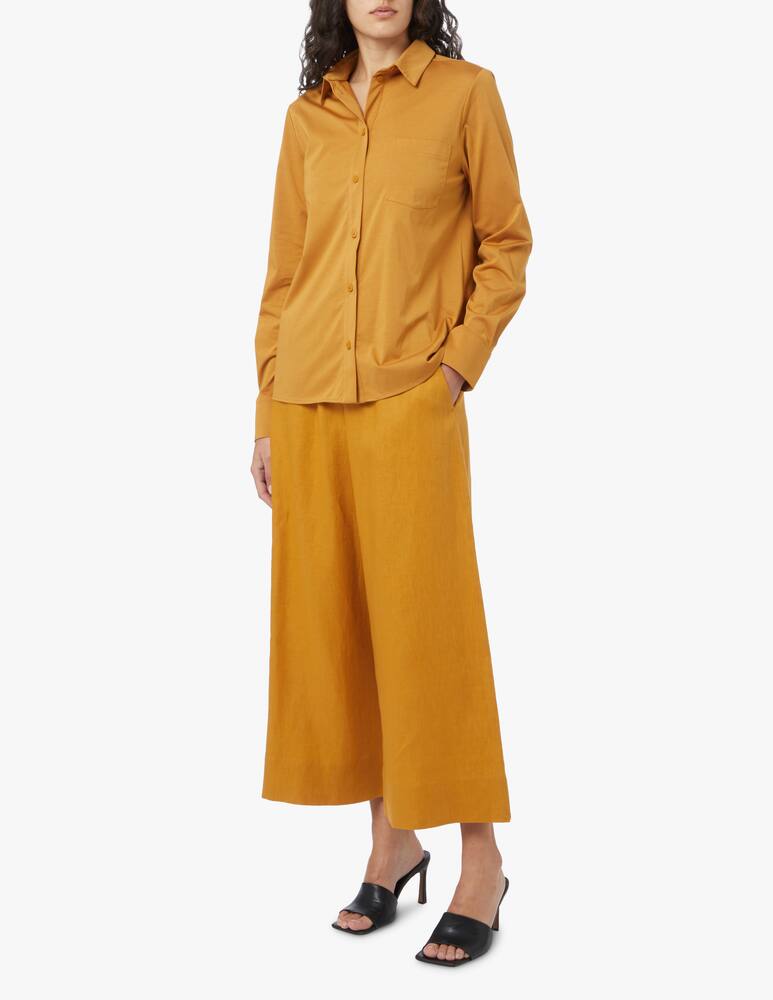 rinascente MM Edipo cotton shirt jacket - yellow Max Mara