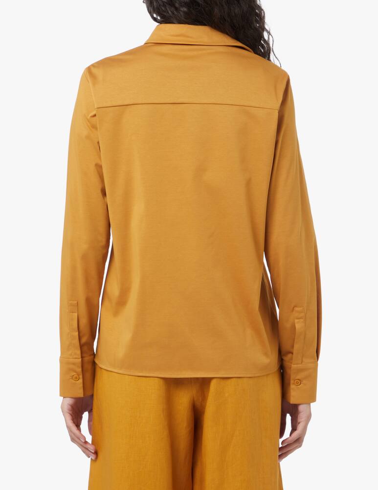 rinascente MM Edipo cotton shirt jacket - yellow Max Mara