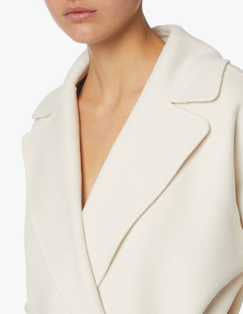 rinascente Weekend Max Mara Vestaglia doppiopetto lana Selz - bianco