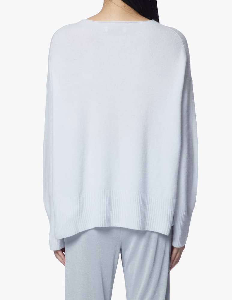 rinascente MM Valdai blend cashmere jumper - light blue Max Mara