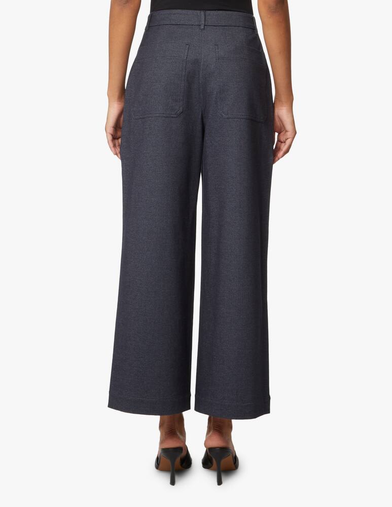rinascente Weekend Max Mara Pantaloni cropped in cotone Foster - blu