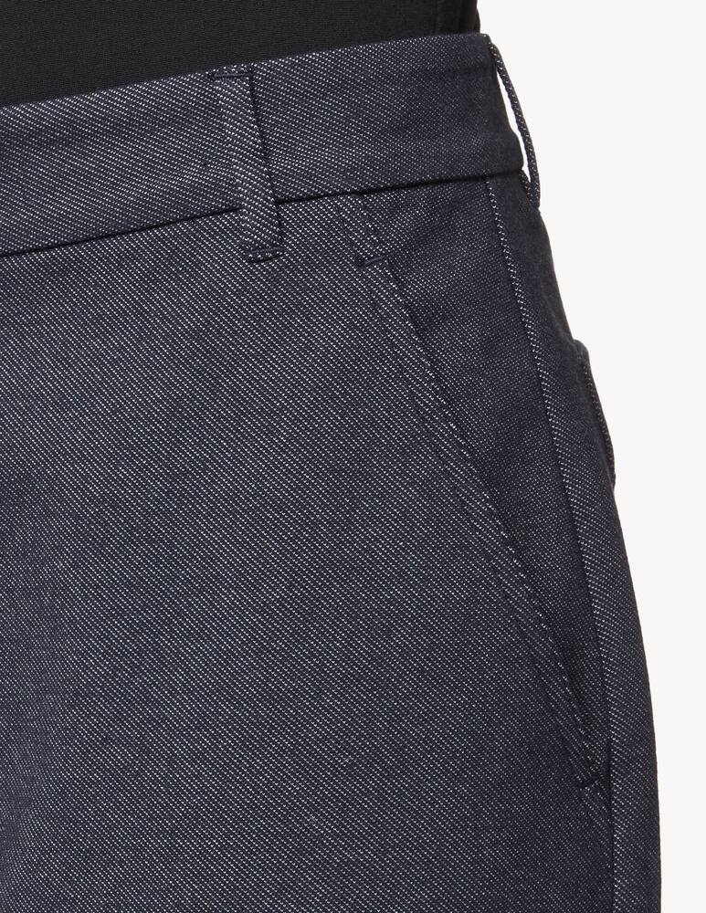 Weekend Max Mara Foster cotton cropped trousers - blue - picture 4 Weekend Max Mara Foster cotton cropped trousers - blue - picture 4