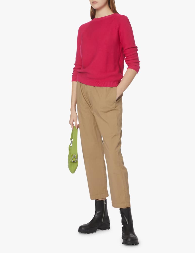 rinascente Weekend Max Mara Maglia in cotone Caserta - rosa