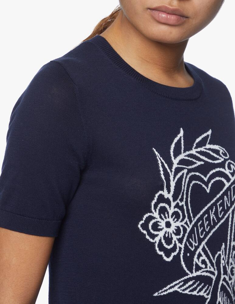 rinascente Weekend Max Mara Nambo cotton sweater - blue