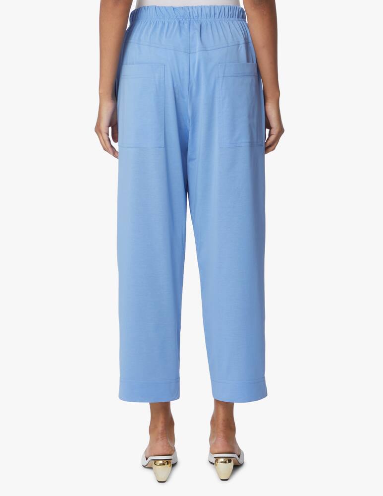 rinascente MM Pantalone in cotone Baltico - azzurro Max Mara