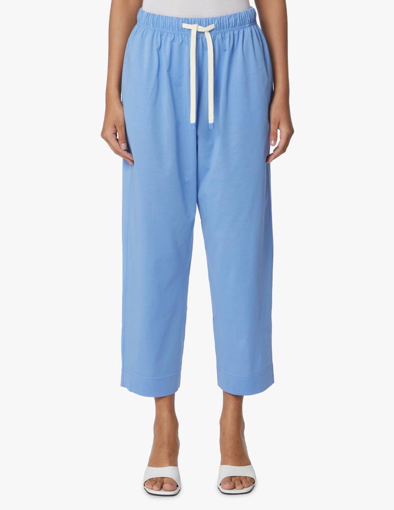 rinascente MM Pantalone in cotone Baltico - azzurro Max Mara
