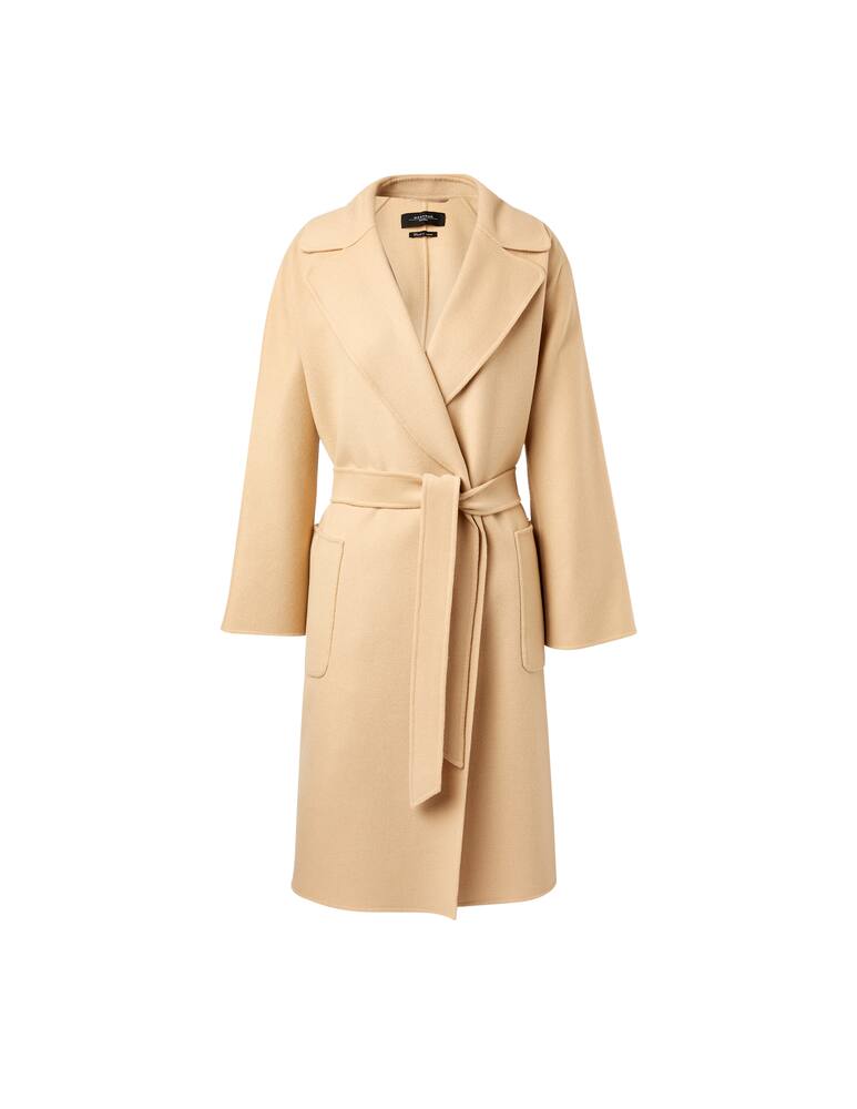rinascente Weekend Max Mara Selz double-breasted wool coat - beige