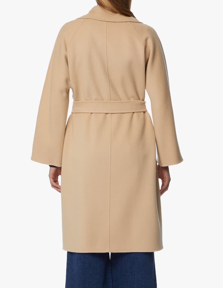 rinascente Weekend Max Mara Selz double-breasted wool coat - beige