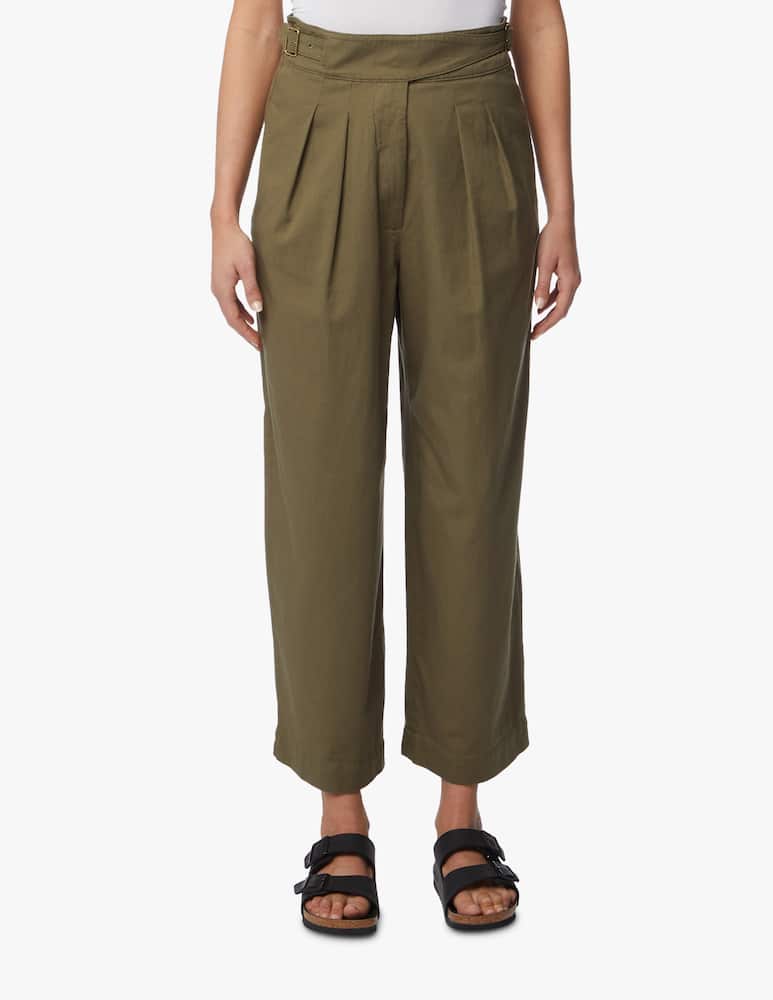 rinascente Weekend Max Mara Pantaloni a carota 2 pences Foggia - oliva