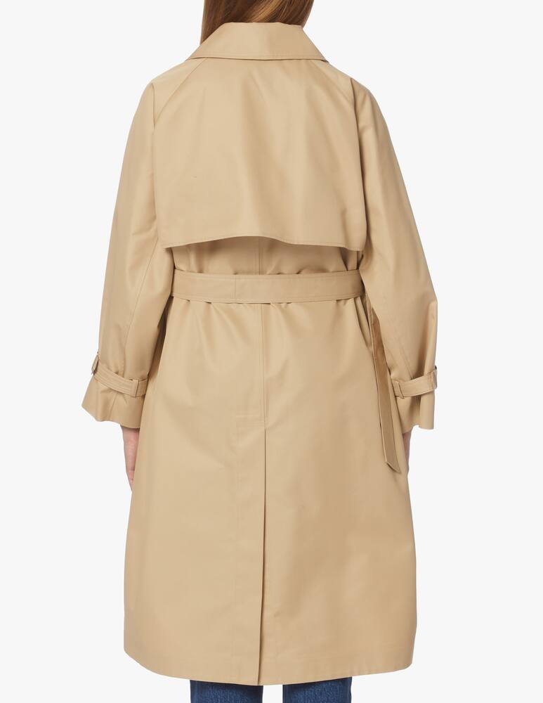 rinascente Weekend Max Mara Canastra drip-proof gabardine trench coat - beige