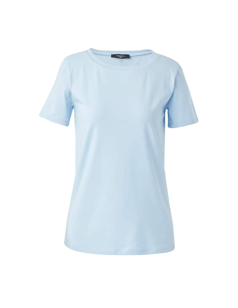 rinascente Weekend Max Mara Multib cotton basic t-shirt - light blue