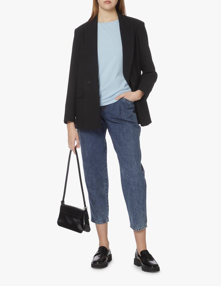 rinascente Weekend Max Mara Multib cotton basic t-shirt - light blue
