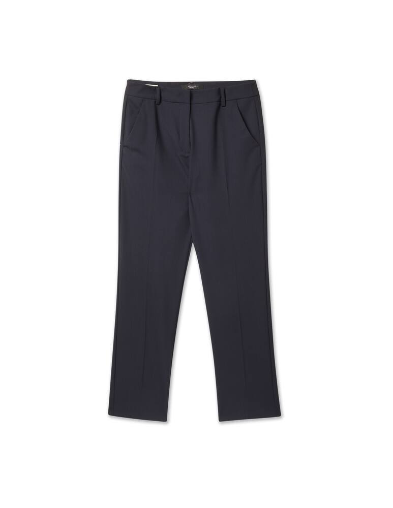 rinascente Weekend Max Mara Valda cigarette trousers in virgin wool - blue