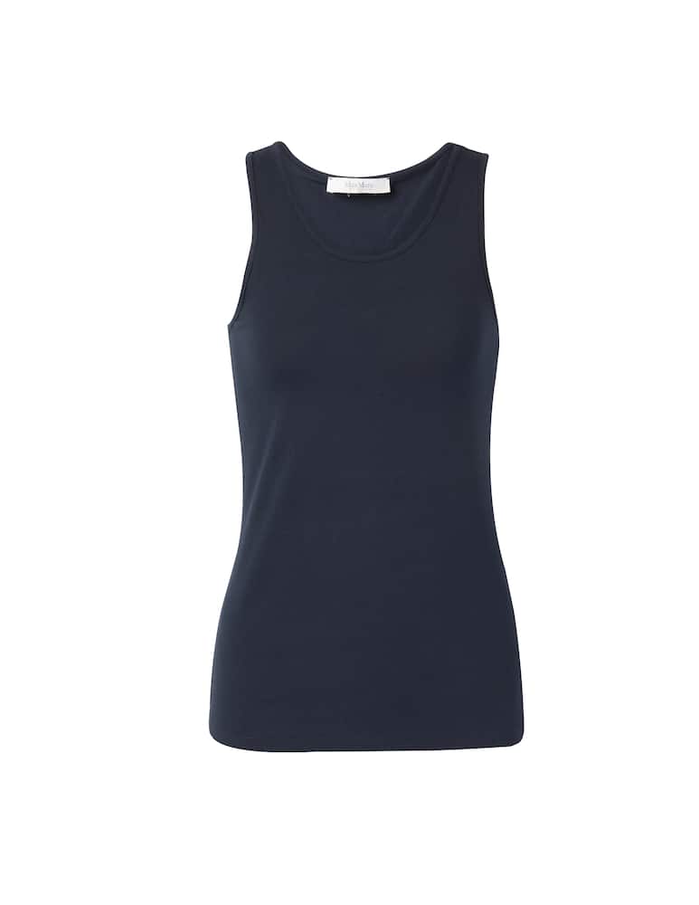 MM by MaxMara Top in cotone Rodi - blu Max Mara - immagine 5 MM by MaxMara Top in cotone Rodi - blu Max Mara - immagine 5