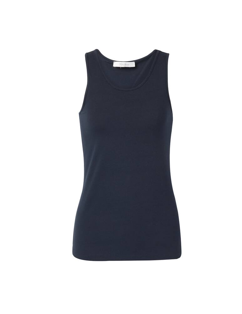 rinascente MM by MaxMara Rodi cotton top - blue Max Mara