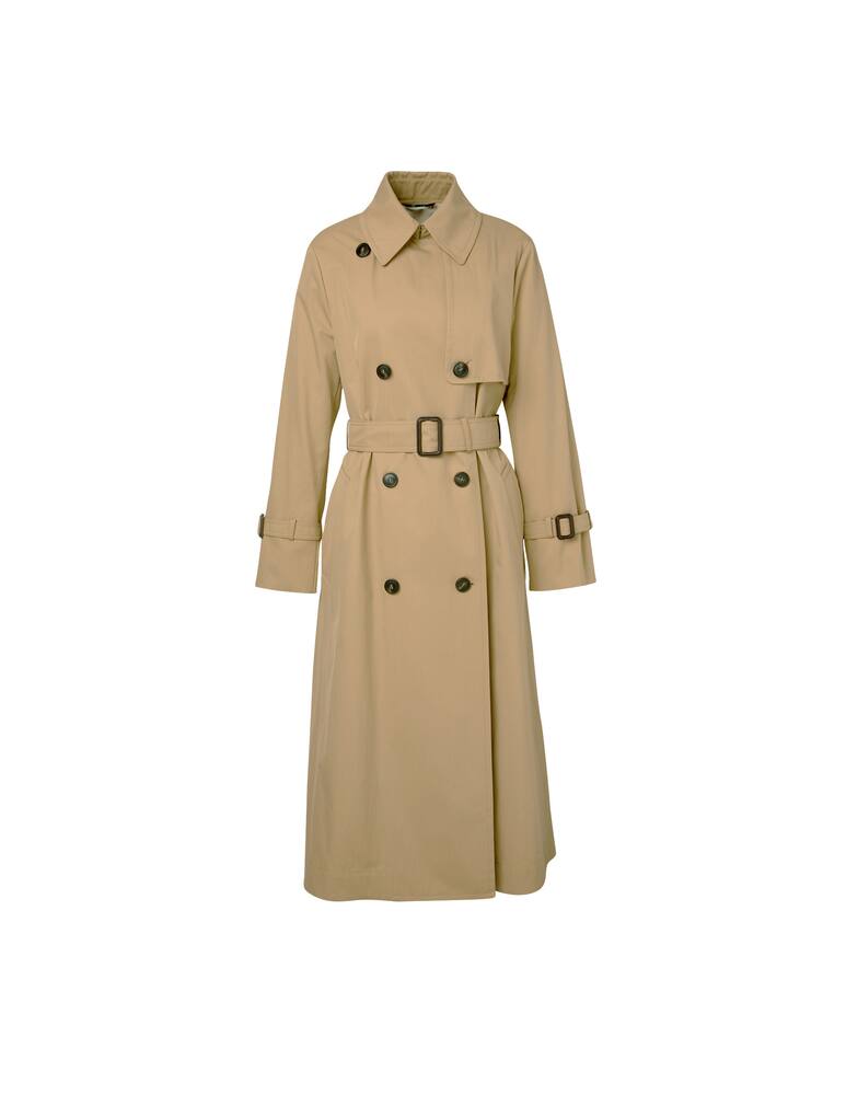 rinascente Weekend Max Mara Tago drip-proof cotton twill trench coat - beige
