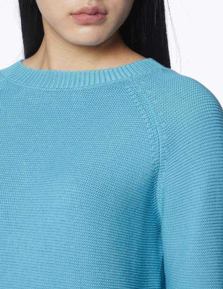 rinascente Weekend Max Mara Maglia in cotone Caserta - azzurro