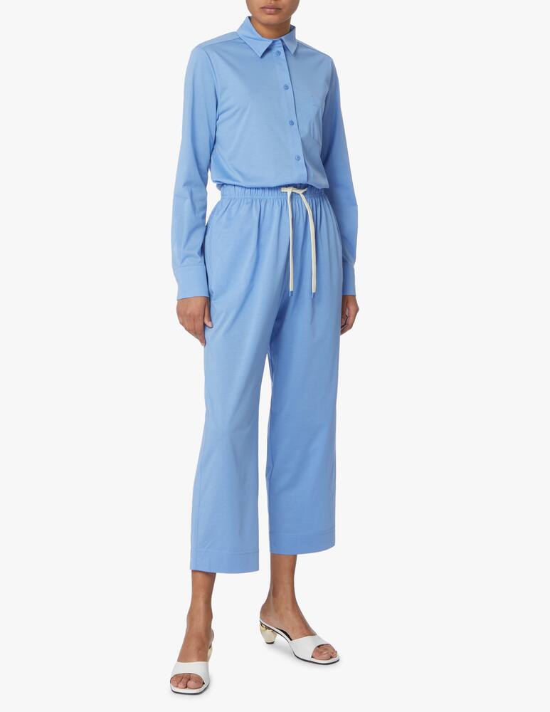 rinascente MM Edipo cotton shirt jacket - light blue Max Mara