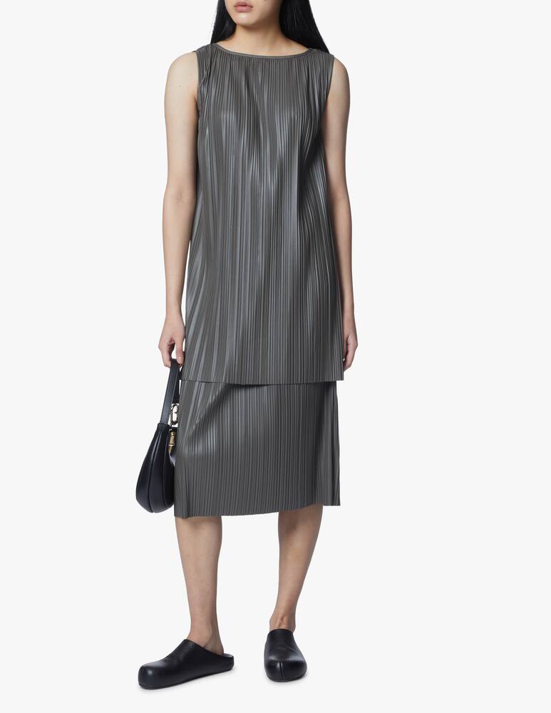 rinascente MM Blusa in similpelle Osso - grigio Max Mara