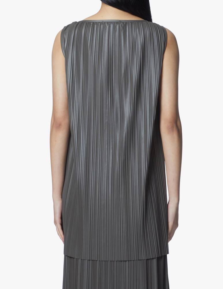 rinascente MM Blusa in similpelle Osso - grigio Max Mara