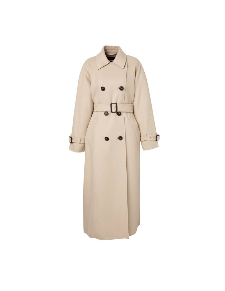 rinascente Weekend Max Mara Cappotto doppiopetto in lana Belgica - beige