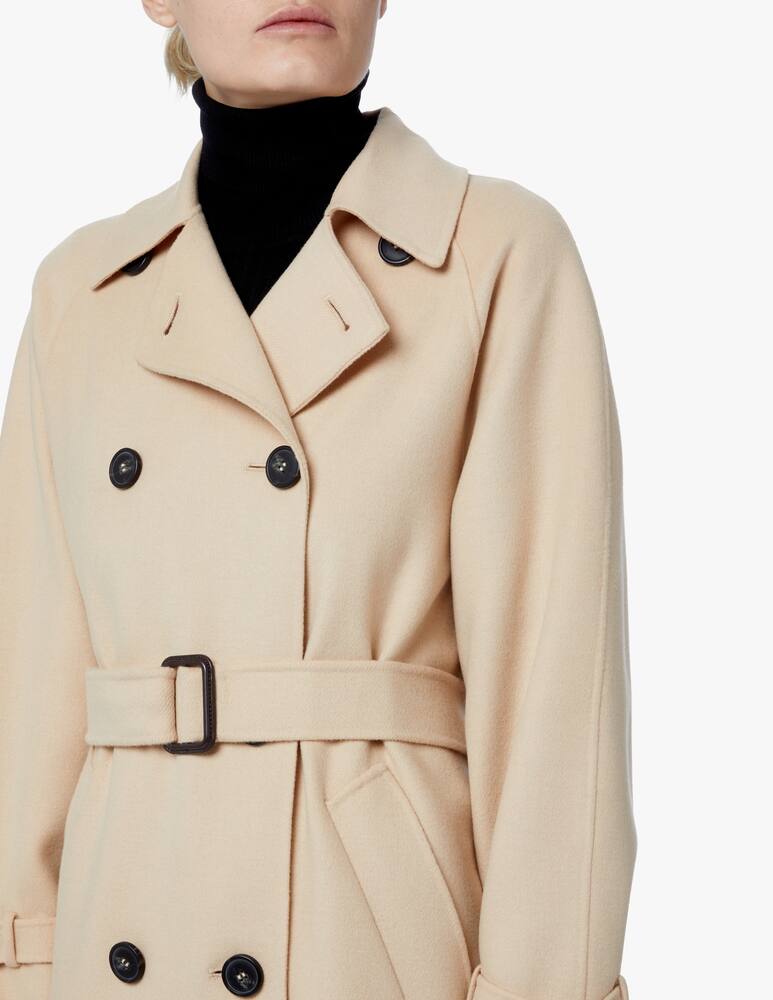 rinascente Weekend Max Mara Cappotto doppiopetto in lana Belgica - beige