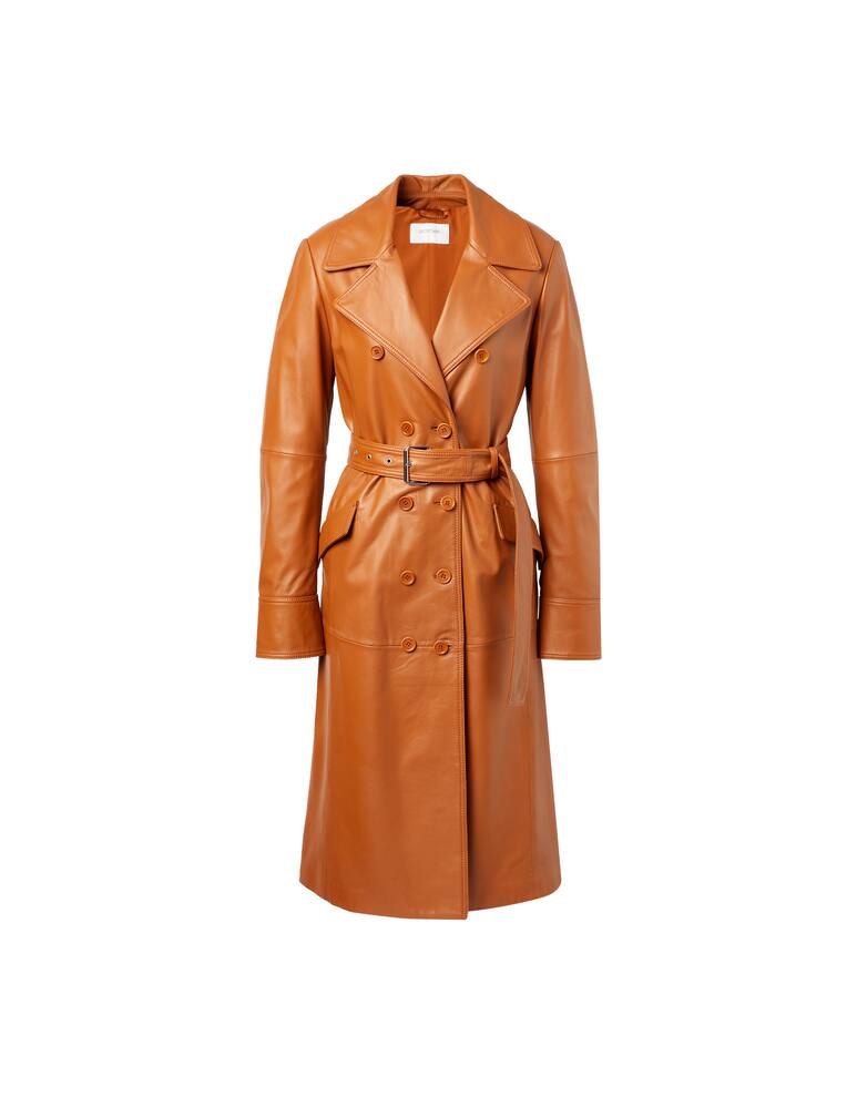 rinascente Sportmax Trench in nappa Borneo - marrone