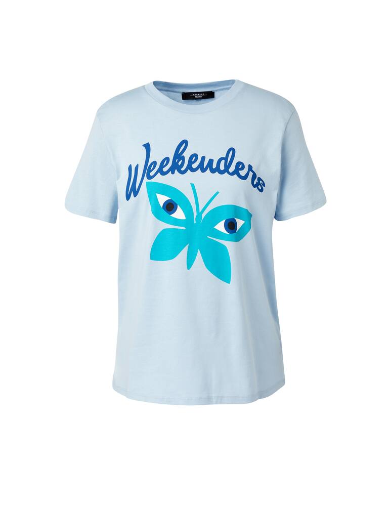 rinascente Weekend Max Mara Suvi cotton t-shirt - light blue