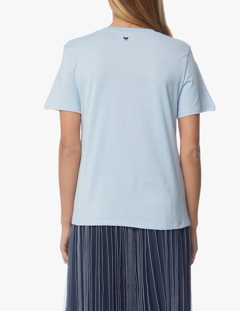 rinascente Weekend Max Mara Suvi cotton t-shirt - light blue
