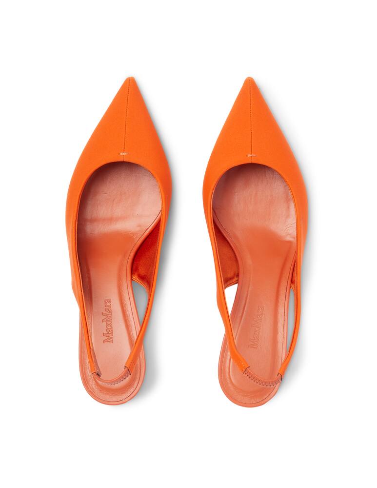Max Mara Chalm nylon slingback - orange - picture 3 Max Mara Chalm nylon slingback - orange - picture 3