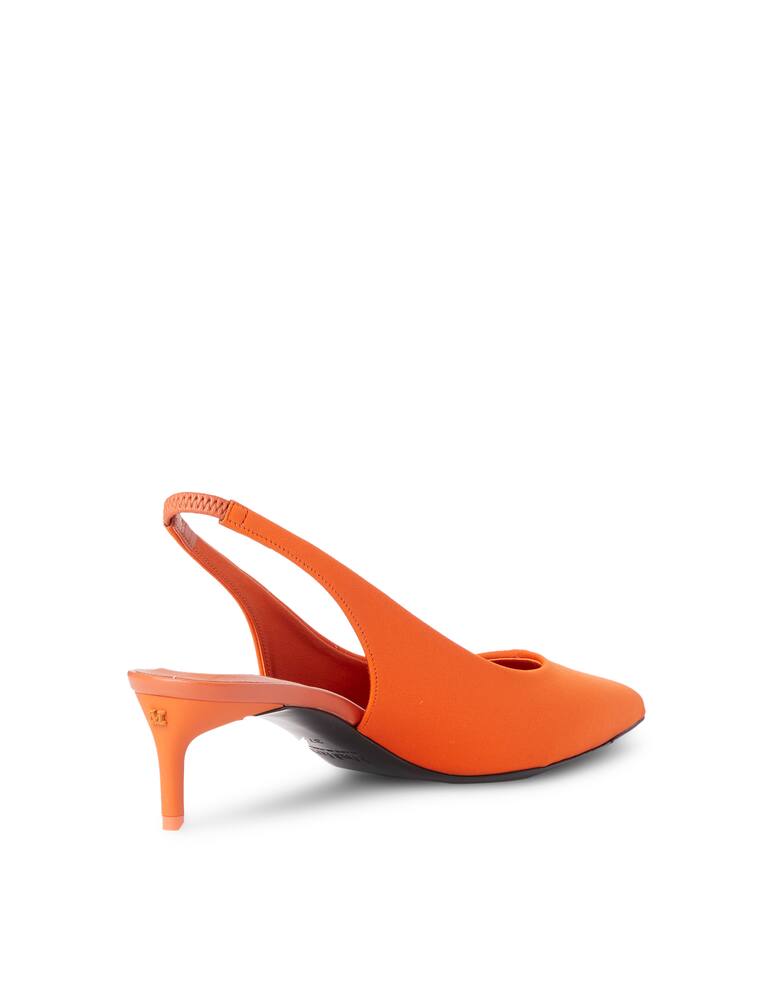 rinascente Max Mara Slingback in nylon Chalm - arancione