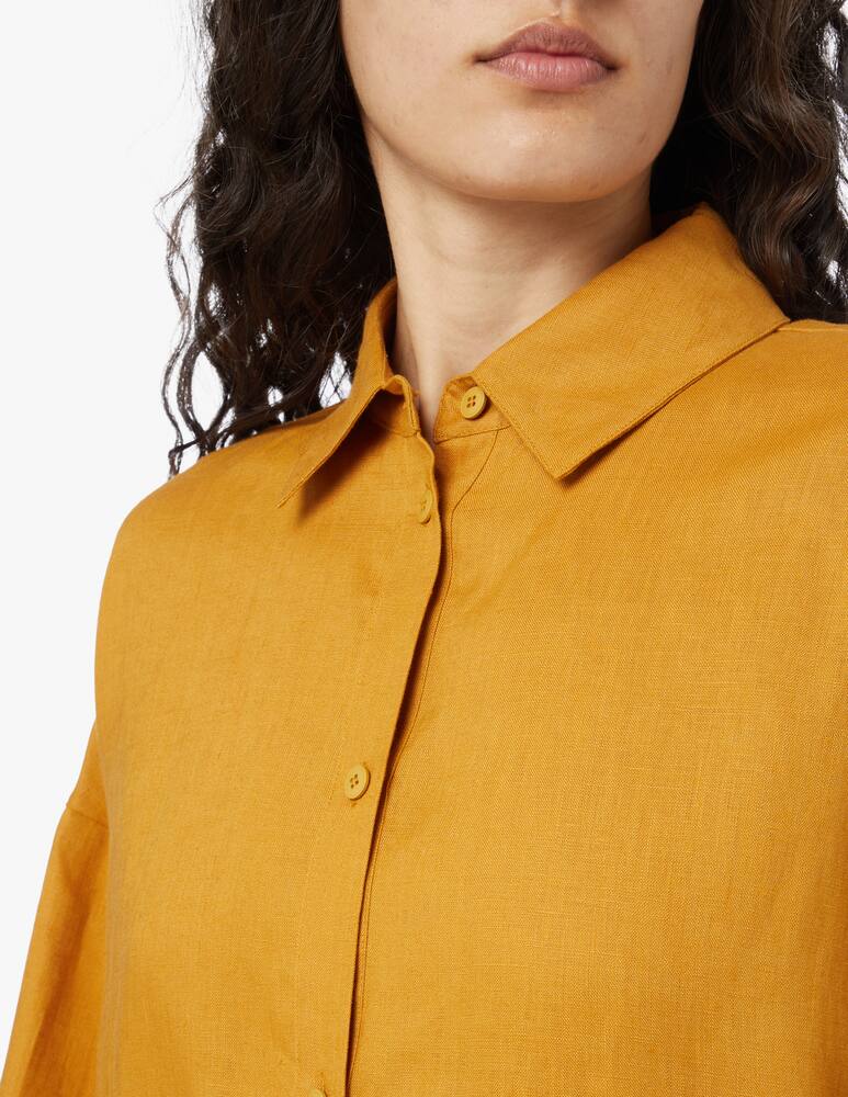 rinascente MM Ultimo linen shirt - yellow Max Mara