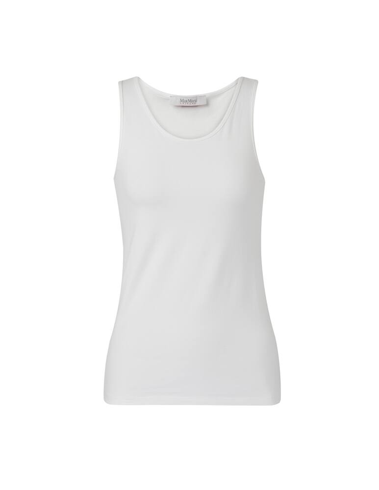 MM by MaxMara Top in cotone Rodi - bianco Max Mara - immagine 5 MM by MaxMara Top in cotone Rodi - bianco Max Mara - immagine 5