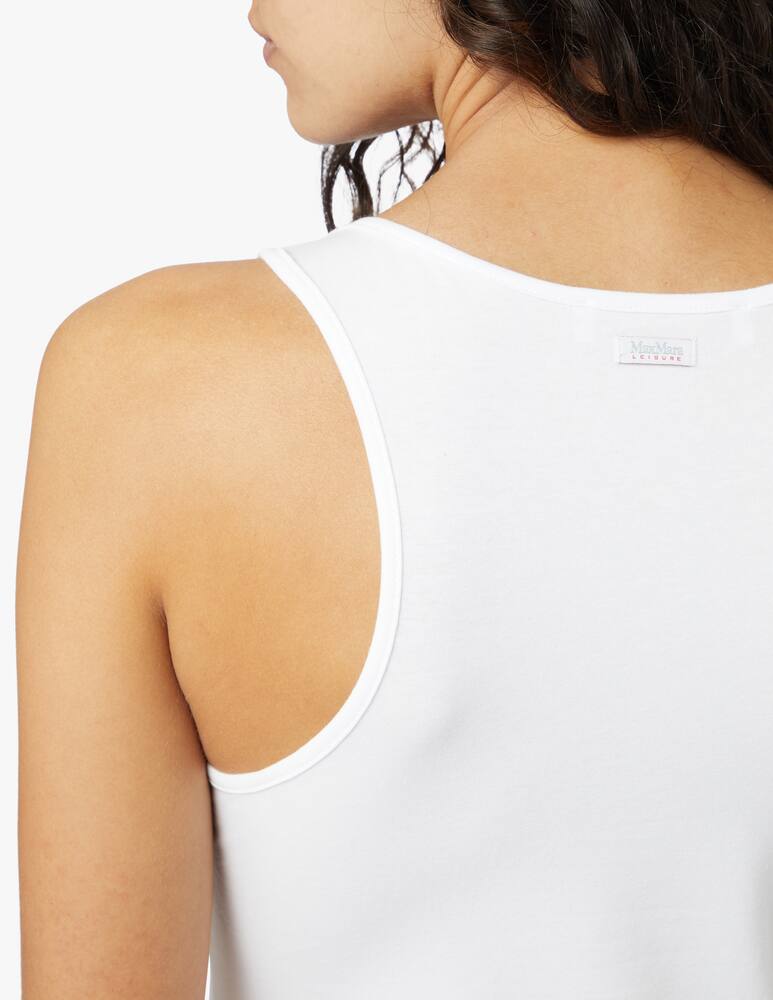 MM by MaxMara Top in cotone Rodi - bianco Max Mara - immagine 4 MM by MaxMara Top in cotone Rodi - bianco Max Mara - immagine 4