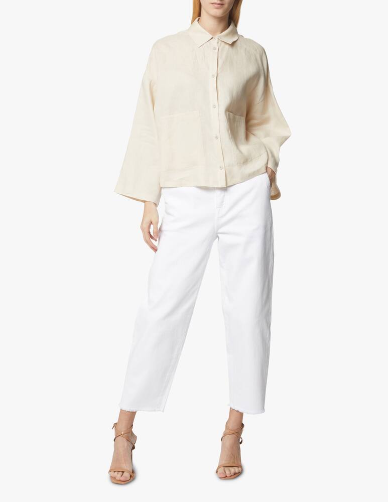 rinascente MM Ultimo linen shirt - beige Max Mara