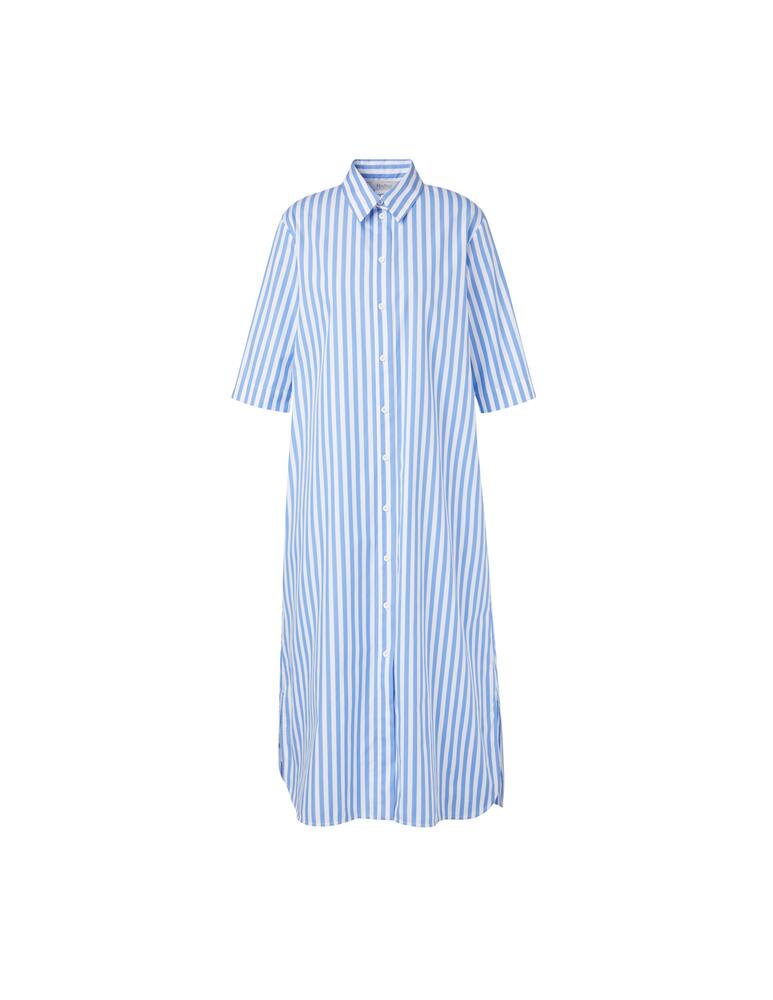 MM by MaxMara Dialogo cotton chemisier dress - light blue Max Mara - picture 5