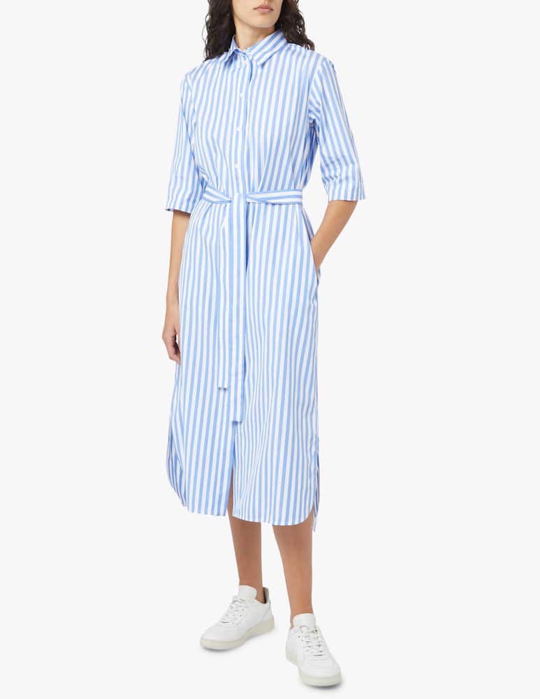 MM by MaxMara Dialogo cotton chemisier dress - light blue Max Mara - picture 1